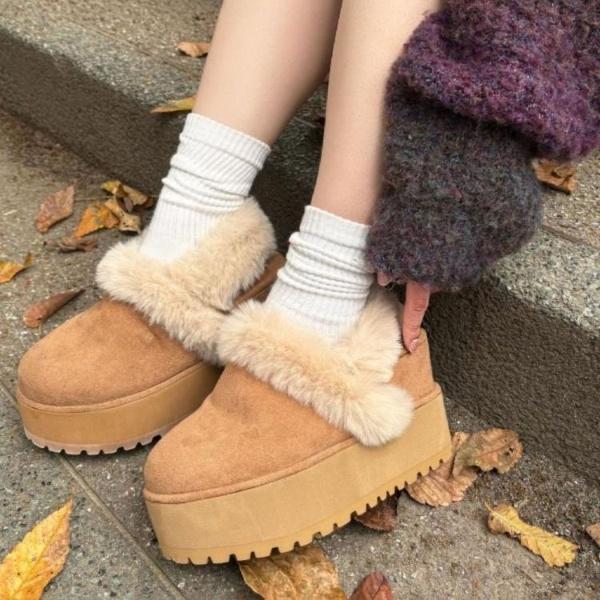 ESPERANZA（エスペランサ） SNSで話題！厚底2WAYフェイクムートンサボ