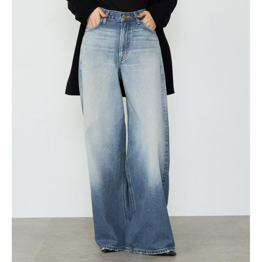 Lee（リー） ワイドデニムパンツ 上質コットン100％ : マルイ(丸井