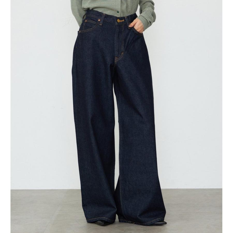 Lee（リー） ワイドデニムパンツ 上質コットン100％ : マルイ(丸井