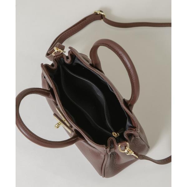 AULENTTI made in Italy黒レザー ターンロック AULENTTI／ターンロックモチーフバッグ : マルイ(丸井)Yahoo!店 - 通販