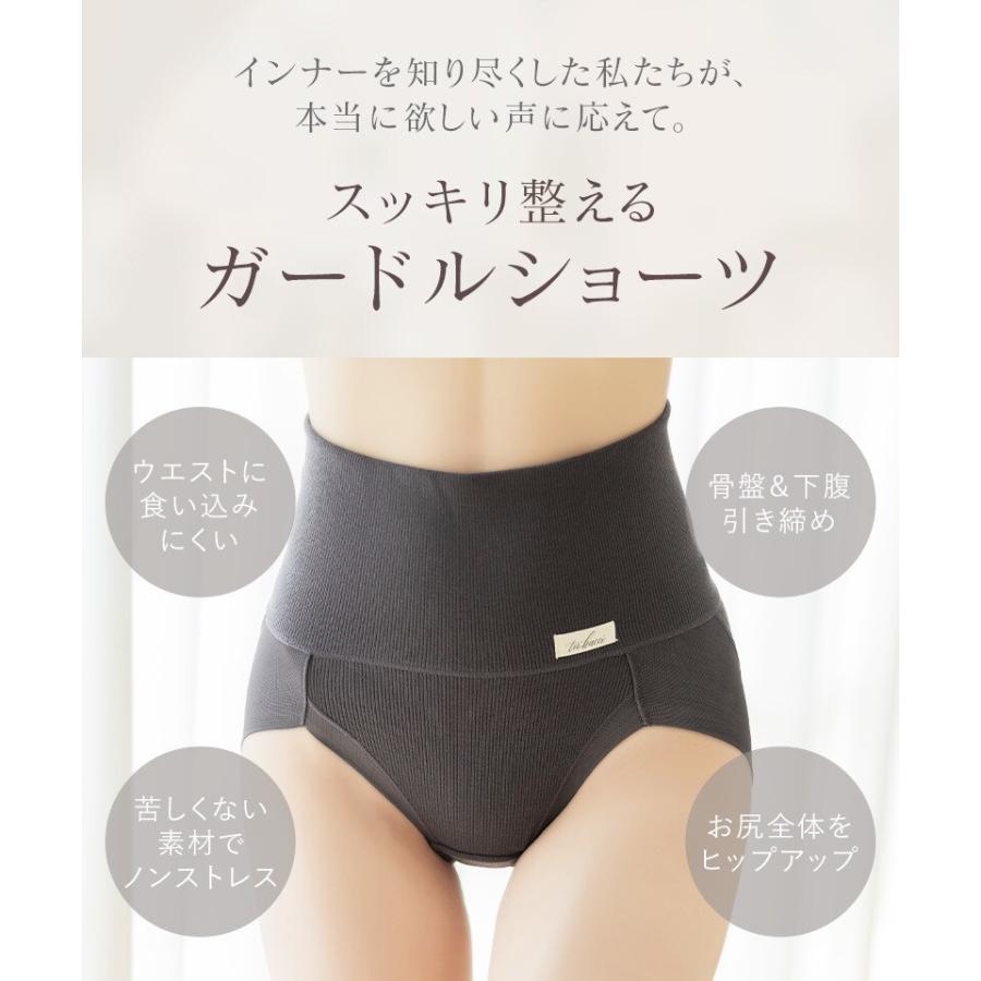 tu-hacci（ツーハッチ） リブストレッチ骨盤ガードルショーツ【ハイ