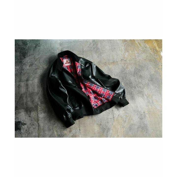 【BARACUTA/バラクータ】別注フェイクレザーG9ハリントンジャケットの画像