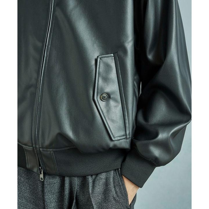 【BARACUTA/バラクータ】別注フェイクレザーG9ハリントンジャケットの画像