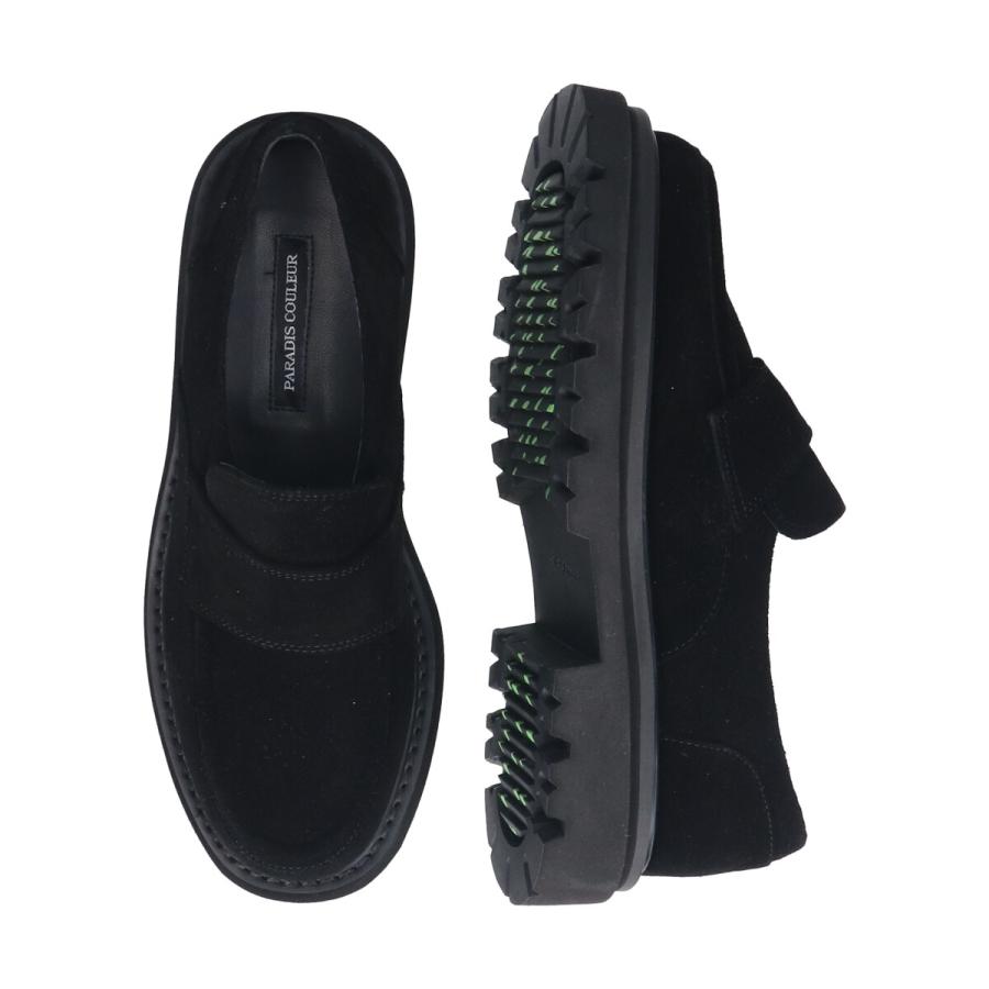 25秋冬新作◇PARADIS COULEUR◇3.5cmヒール◇防滑ソール撥水ローファー