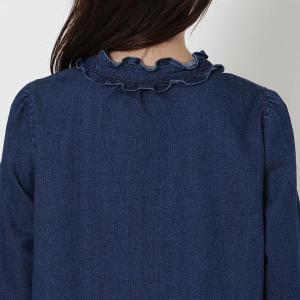 ローズティアラ♡ ライトオンスデニムチュニック42サイズ新品未使用 Rose Tiara（ローズティアラ） 【伸縮性◎】ライトオンスデニム