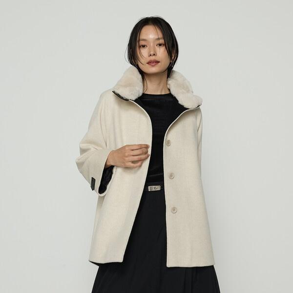 K.T KIYOKO TAKASE（K.T キヨコ タカセ） アンゴラウール ・Aライン