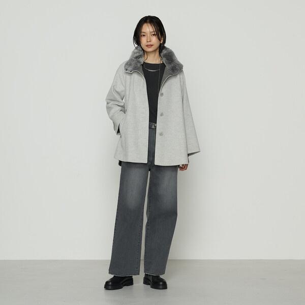 K.T KIYOKO TAKASE（K.T キヨコ タカセ） アンゴラウール ・Aライン