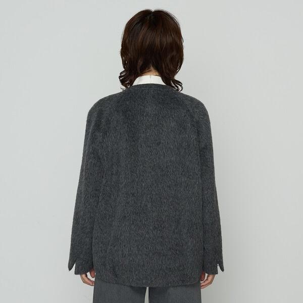 K.T KIYOKO TAKASE（K.T キヨコ タカセ） アルパカシャギー ノーカラー