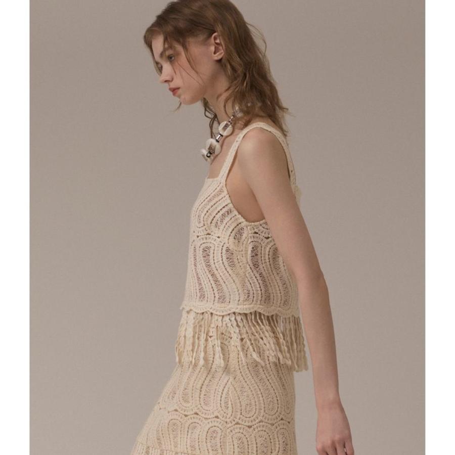 GRACE CONTINENTAL（グレースコンチネンタル） クロシェレースキャミ