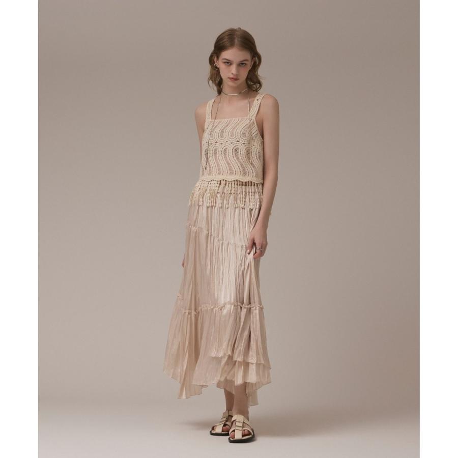 GRACE CONTINENTAL（グレースコンチネンタル） クロシェレースキャミ