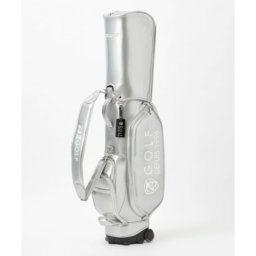 23区GOLF 【UNISEX】エレガントエナメルキャディバッグ キャスター付き