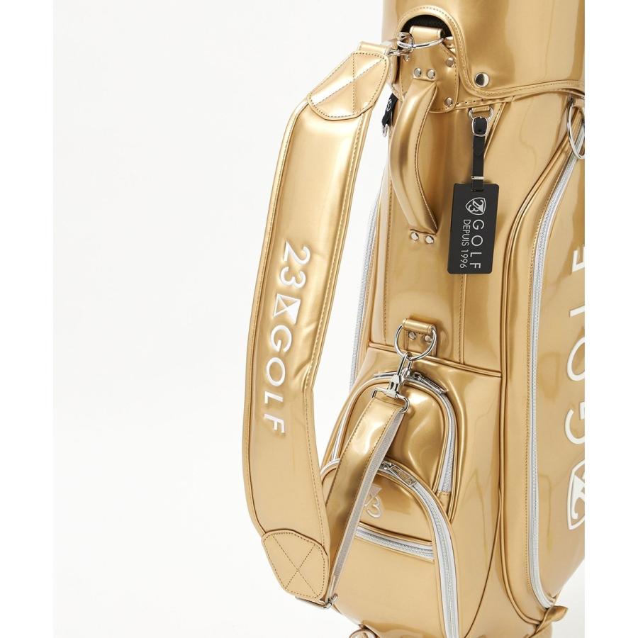 23区GOLF 【UNISEX】エレガントエナメルキャディバッグ キャスター付き