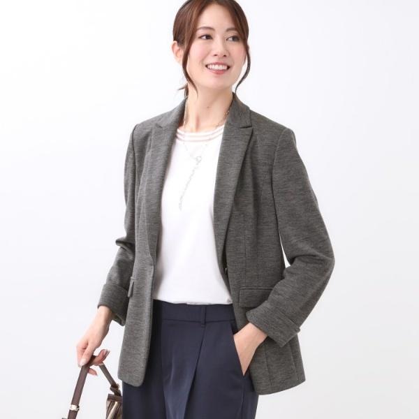 極美品 洗える リフレクト 七分袖 夏匠ジャケット ストレッチ ブラック 