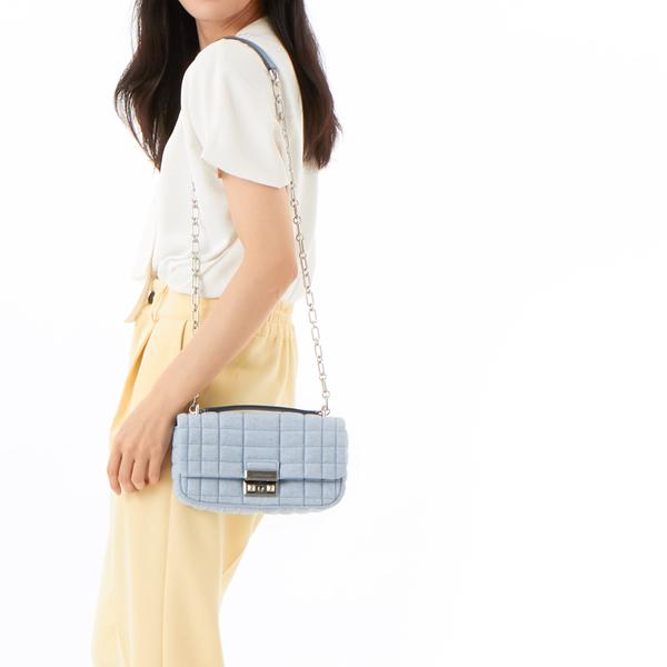 MICHAEL KORS（マイケルコース） TRIBECA キルト デニム ショルダー