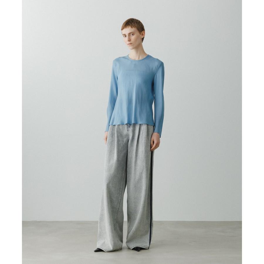 ADAM ET ROPE'（アダムエロペ） 【EMOELLE】ドレスデニムパンツ