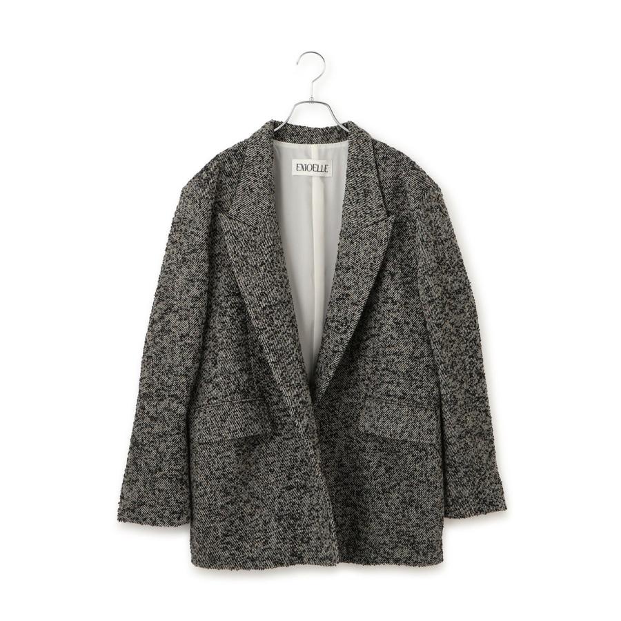 【お値下げ】アダムエロペ　EMOELLE ジャケット美品 ADAM ET ROPE'（アダムエロペ） 【EMOELLE】オーバーサイズシングル