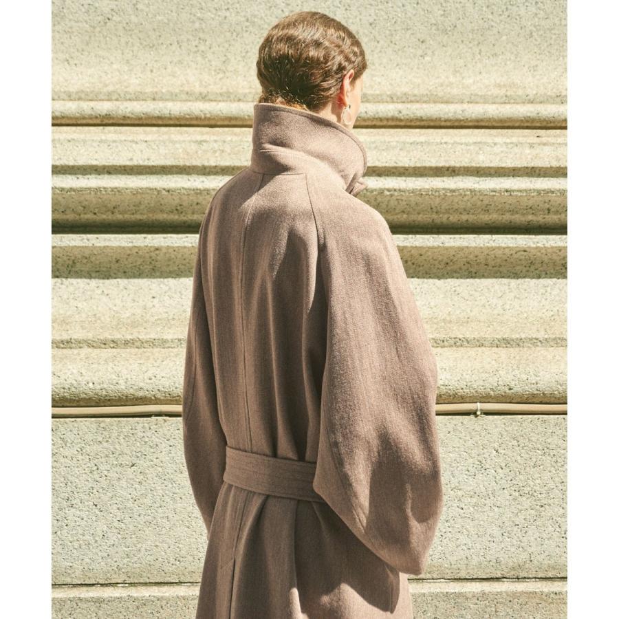 ADAM ET ROPE'（アダムエロペ） 【EMOELLE】ハイカラーオーバーサイズ