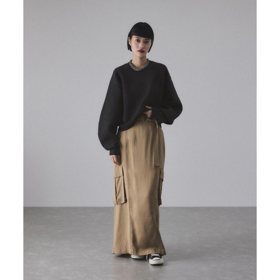 ADAM ET ROPE'（アダムエロペ） 【サステナブル】ロゴパッチスウェット