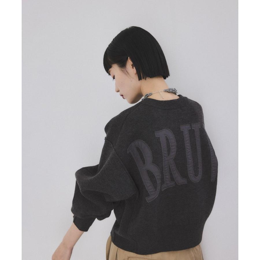 ADAM ET ROPE'（アダムエロペ） 【サステナブル】ロゴパッチスウェット