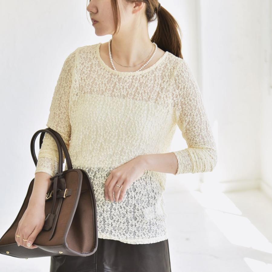 quaranciel quaranciel:〈手洗い可能〉フラワー レース ストレッチ
