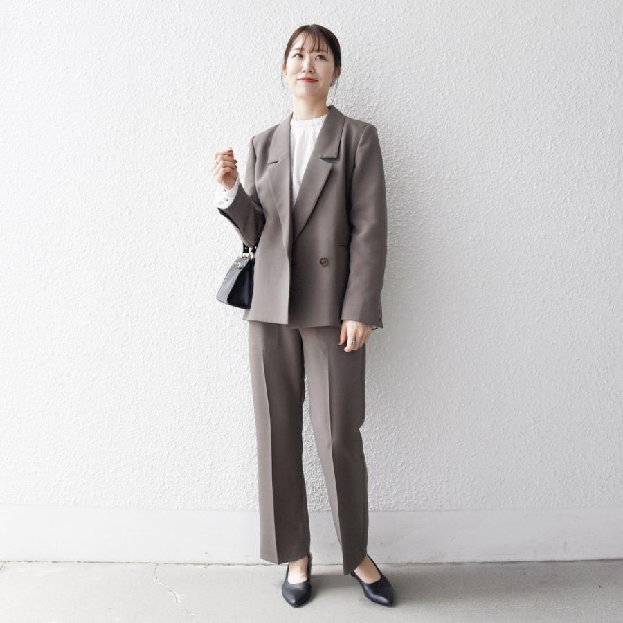 SHIPS any any:〈洗濯機可能〉ダブルクロス セミダブル ジャケット