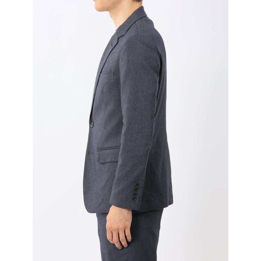 m．f．エディトリアル（m．f．editorial）/【ストレッチ ウォッシャブル】m．f．エディトリアル 2釦ジャケット デニム調(セットアップ… m.f.editorial（エムエフエディトリアル） 【ストレッチ