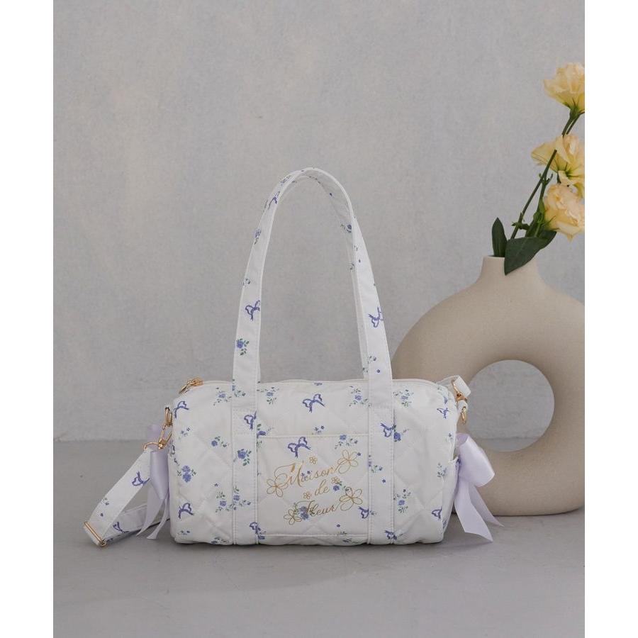 Maison de FLEUR（メゾンドフルール） フラワーリボンプリント2Way 