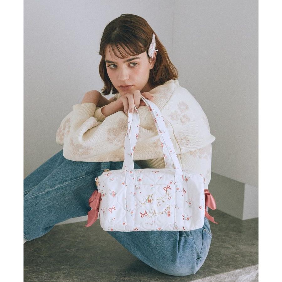 Maison de FLEUR（メゾンドフルール） フラワーリボンプリント2Way 