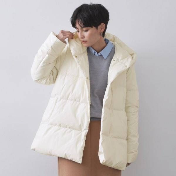 OPAQUE.CLIP（オペークドットクリップ） 撥水フードミドルダウンコート