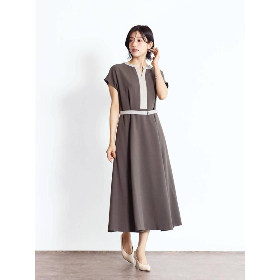 FENNEL（フェンネル） 配色Aラインワンピース : マルイ(丸井)Yahoo!店
