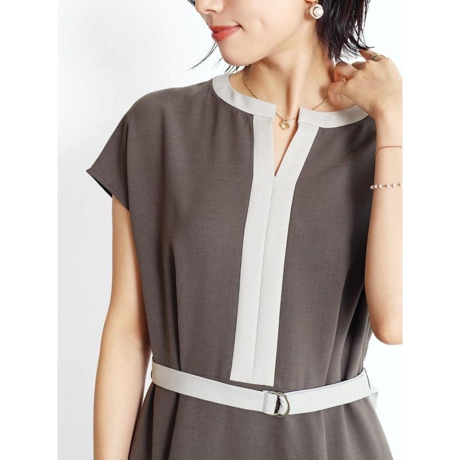 FENNEL（フェンネル） 配色Aラインワンピース : マルイ(丸井)Yahoo!店