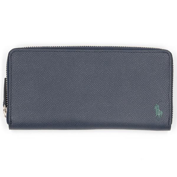 【新品未使用】POLO RALPH LAUREN 牛革 ファスナー 長財布 箱付 POLO RALPH LAUREN（ポロ・ラルフローレン） 財布 ソフトシュリンク