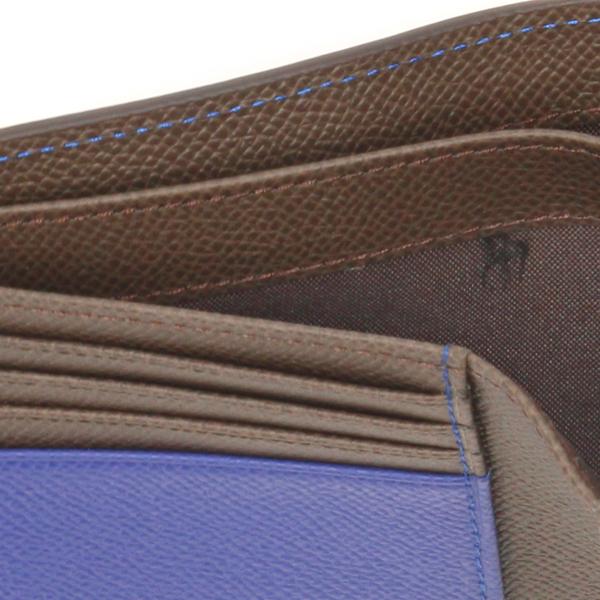 Polo Ralph Lauren 二つ折り財布 ブラウン/ブルー POLO RALPH LAUREN（ポロ・ラルフローレン） ポロ ラルフローレン 二