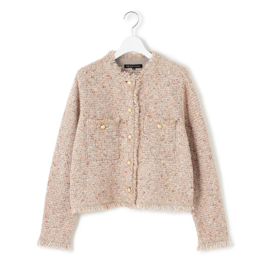 23区 【見上愛さん着用/GLOW11月号掲載】ツイード ニット ジャケット