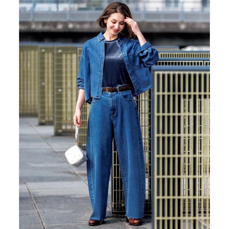 美品【UNFILO DENIM】バレルレッグデニム XXL UNFILO DENIM】撥水ストレッチ バレルレッグデニム : マルイ(丸井