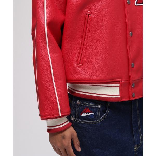 COW LOGO VARSITY JACKETの画像