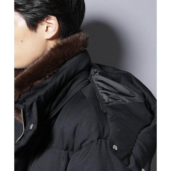 西川ダウン(R)」フェイクファーカラーサージロングダウン : マルイ