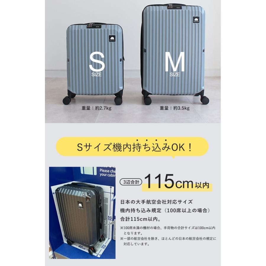 SCANDINAVIAN FOREST】キャリーケース Sサイズ 折りたためる 機内持込