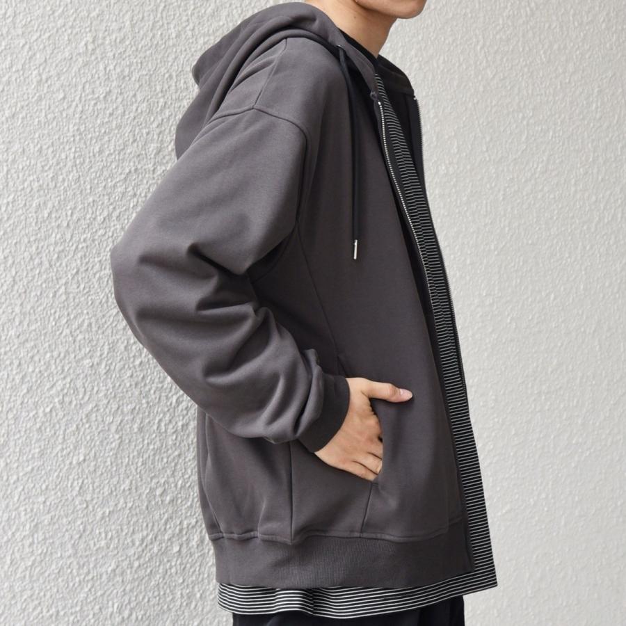 SHIPS any any: CLASSY バックタック スウェット ジップ パーカー