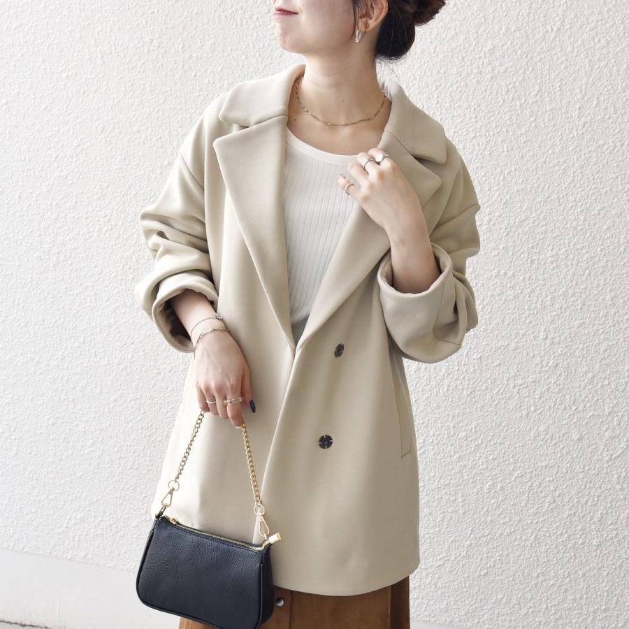 SHIPS any any:〈洗濯機可能〉ダンボール コクーン テーラード ミディ