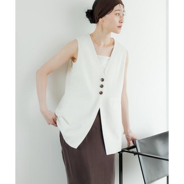 ベスト ジレ 3G片畦ハイネックベスト レディース ノーブル NOBLE