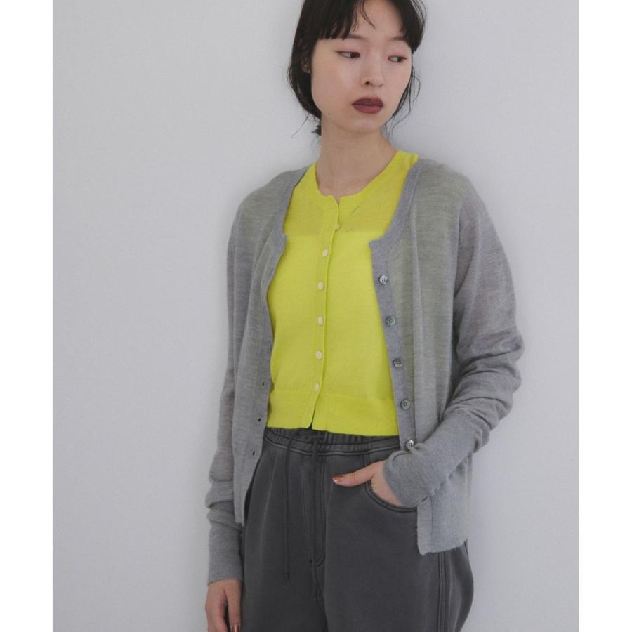 アダムエロペ　モヘアミックスセットニットカーディガン　完売品 ADAM ET ROPE'（アダムエロペ） モヘアミックスセットニット