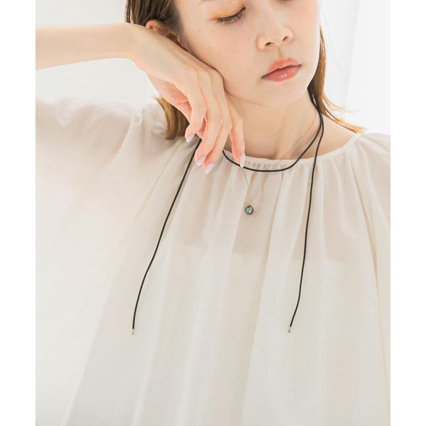 Favorible　Black Pearl Combi Necklace