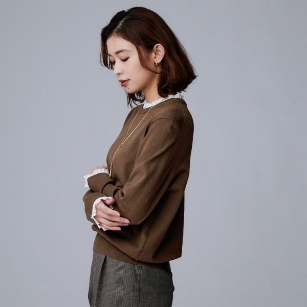 UNTITLED（アンタイトル） 【フリル取り外し可きれいめエレガント