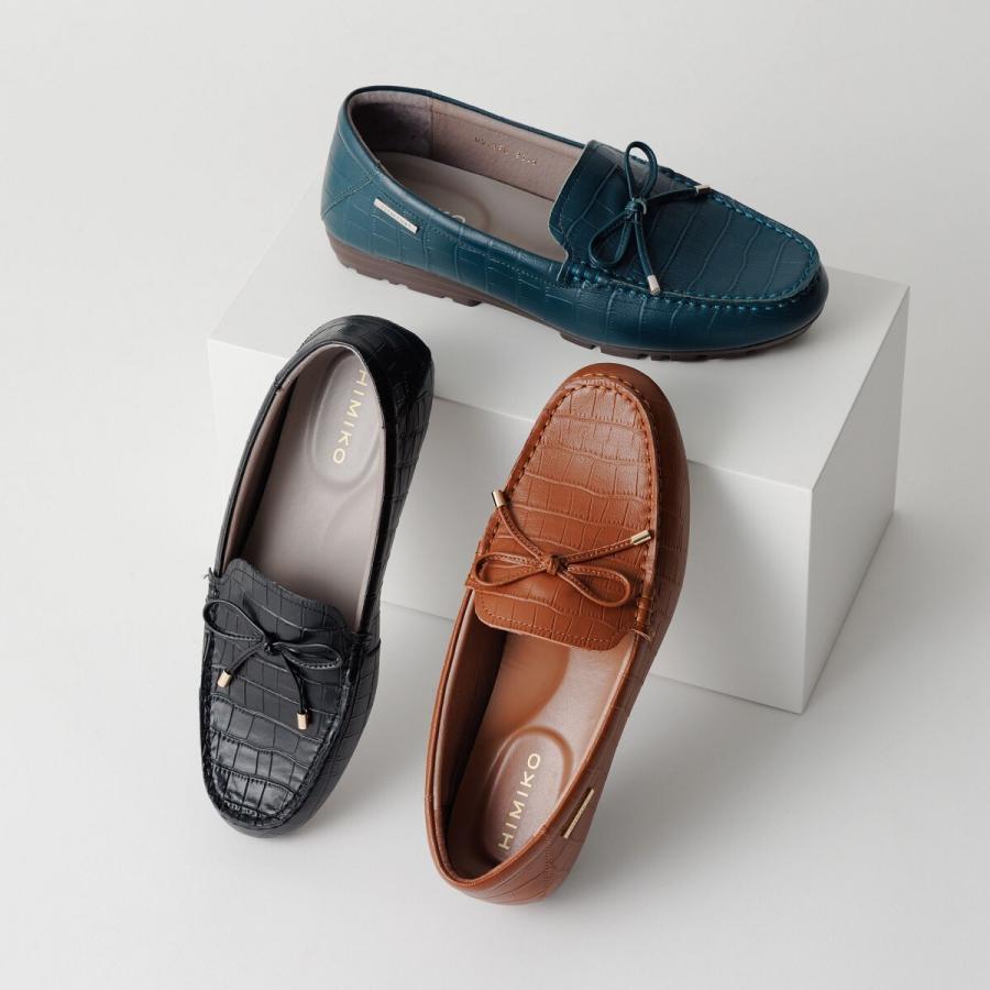 HIMIKO 柔らかレザーで包み込まれる履き心地【卑弥呼26SS】リボン