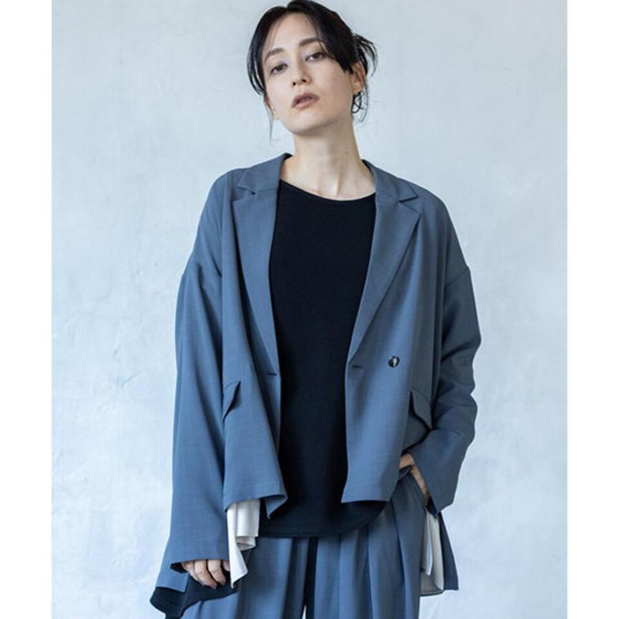 OSMOSIS（オズモーシス） バックタックダブルブレストジャケット