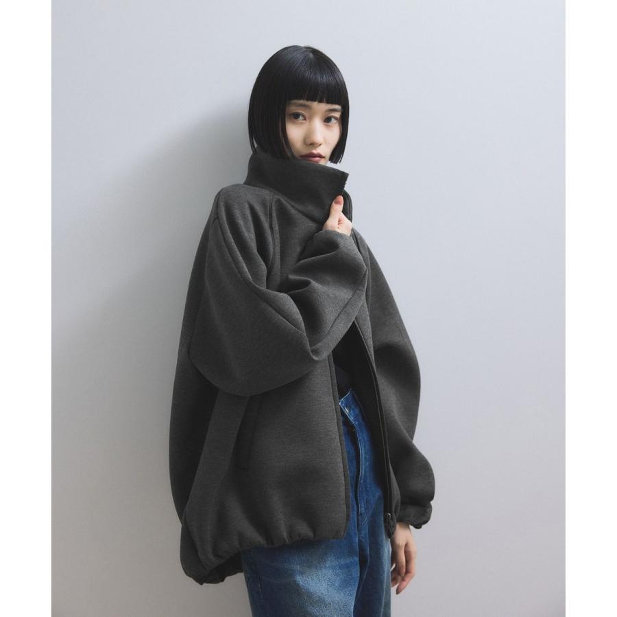 新品未使用✨アダムエロペ　パテッドステンカラーブルゾン　ブラック　2024AW パテッドステンカラーブルゾン | アダムエロペ(ADAM ET ROPE