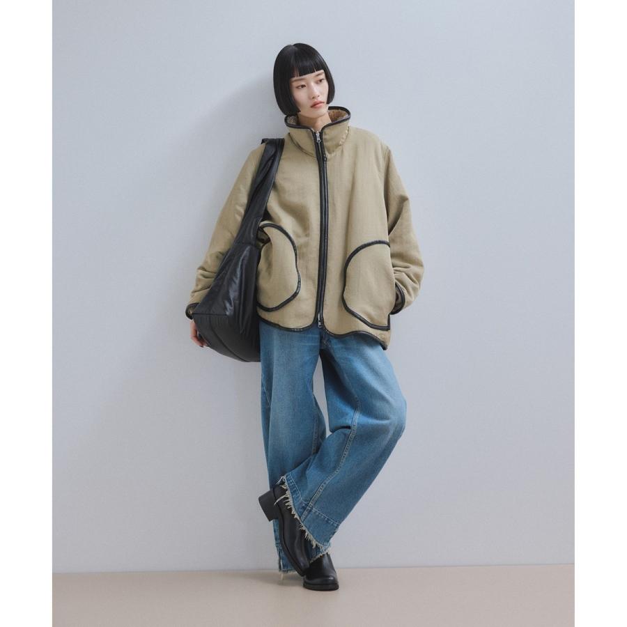 ADAM ET ROPE'（アダムエロペ） 【WEB限定】リバーシブルボアブルゾン