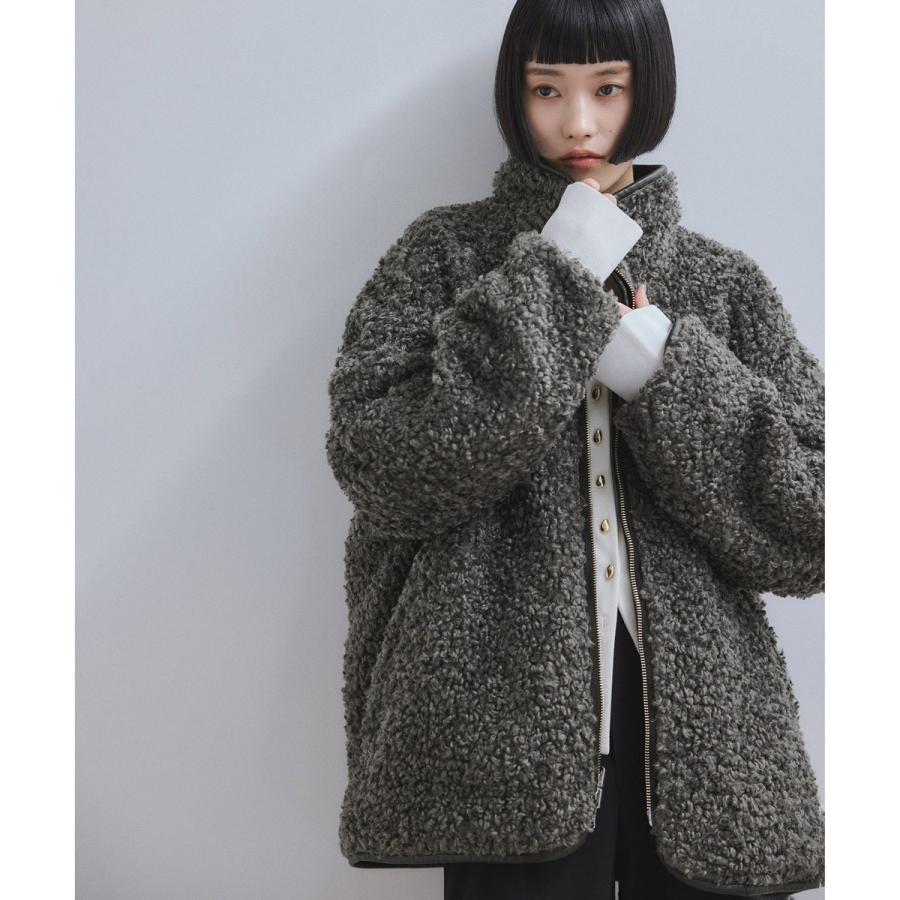 ADAM ET ROPE'（アダムエロペ） 【WEB限定】リバーシブルボアブルゾン