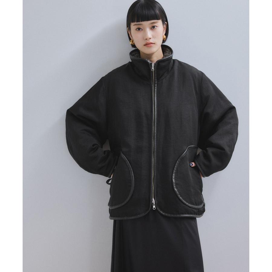 アダムエロペ　今期新作　リバーシブルブルゾン ADAM ET ROPE'（アダムエロペ） 【WEB限定】リバーシブルボアブルゾン